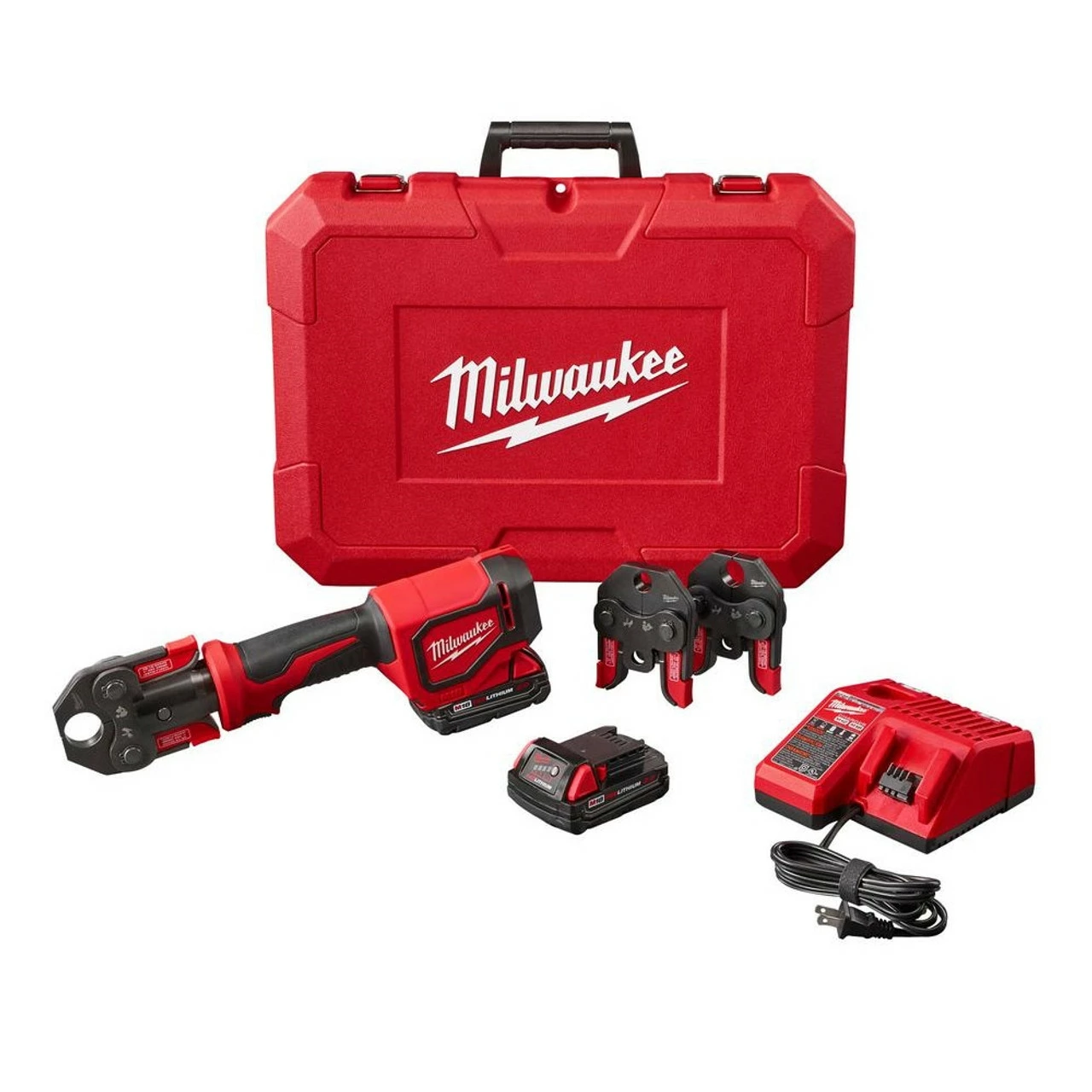 Milwaukee 2674-22C M18 Short Throw Press Tool Kit With PEX Crimp Jaws 3 Milwaukee 2674-22C M18 Short Throw Press Tool Kit With PEX Crimp Jaws