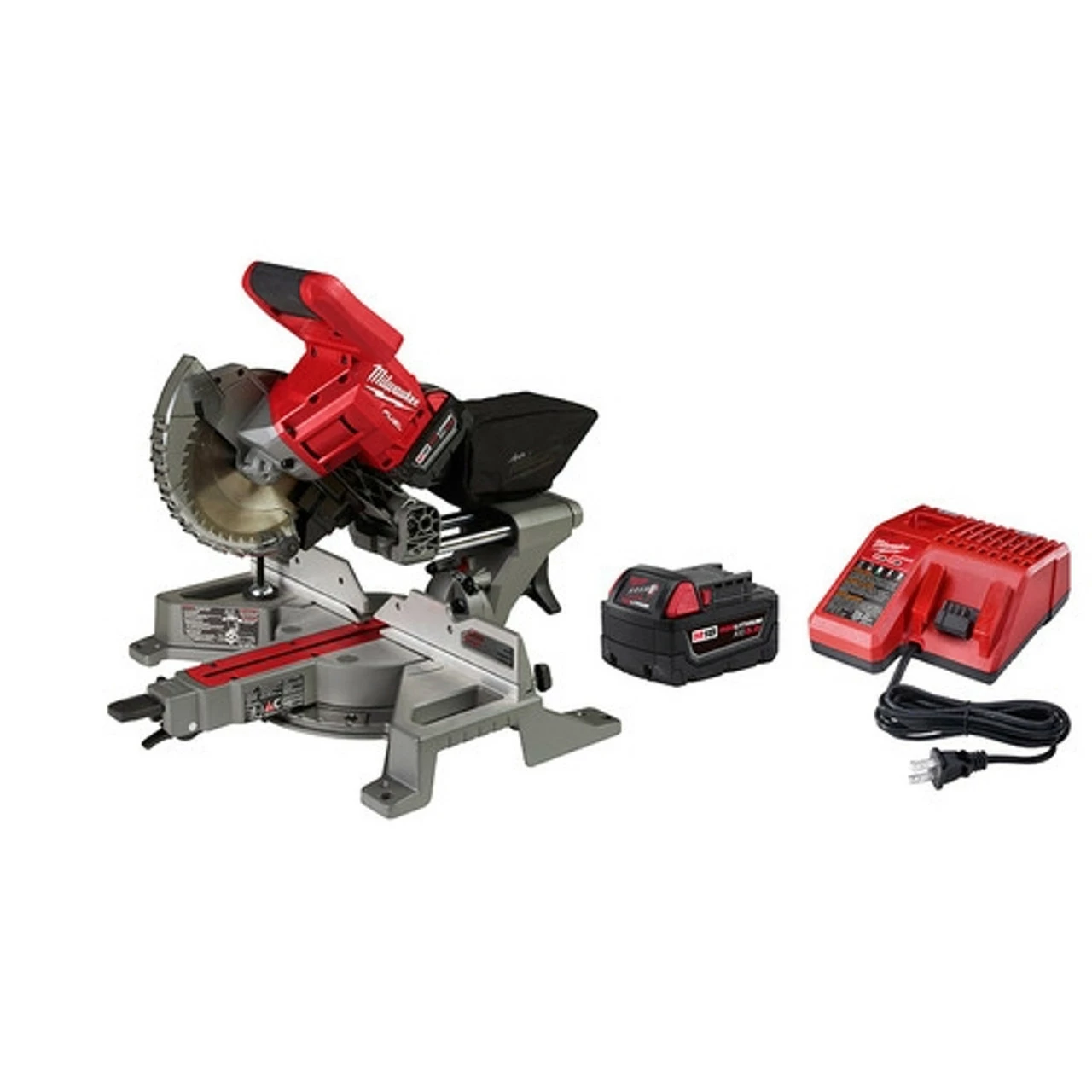 Milwaukee 2733-21 M18 FUEL 7-1/4 Dual Bevel Sliding Compound Miter Saw Kit 3 Milwaukee 2733-21 M18 FUEL 7-1/4 Dual Bevel Sliding Compound Miter Saw Kit