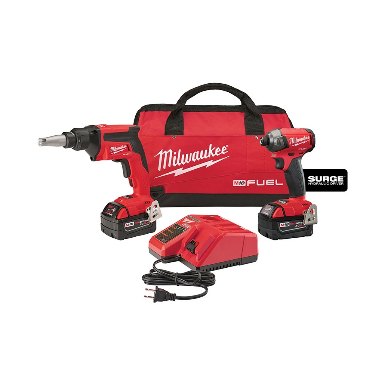 Milwaukee 2896-22 M18 FUEL Drywall Screw Gun / Impact Combo Kit 3 Milwaukee 2896-22 M18 FUEL Drywall Screw Gun / Impact Combo Kit