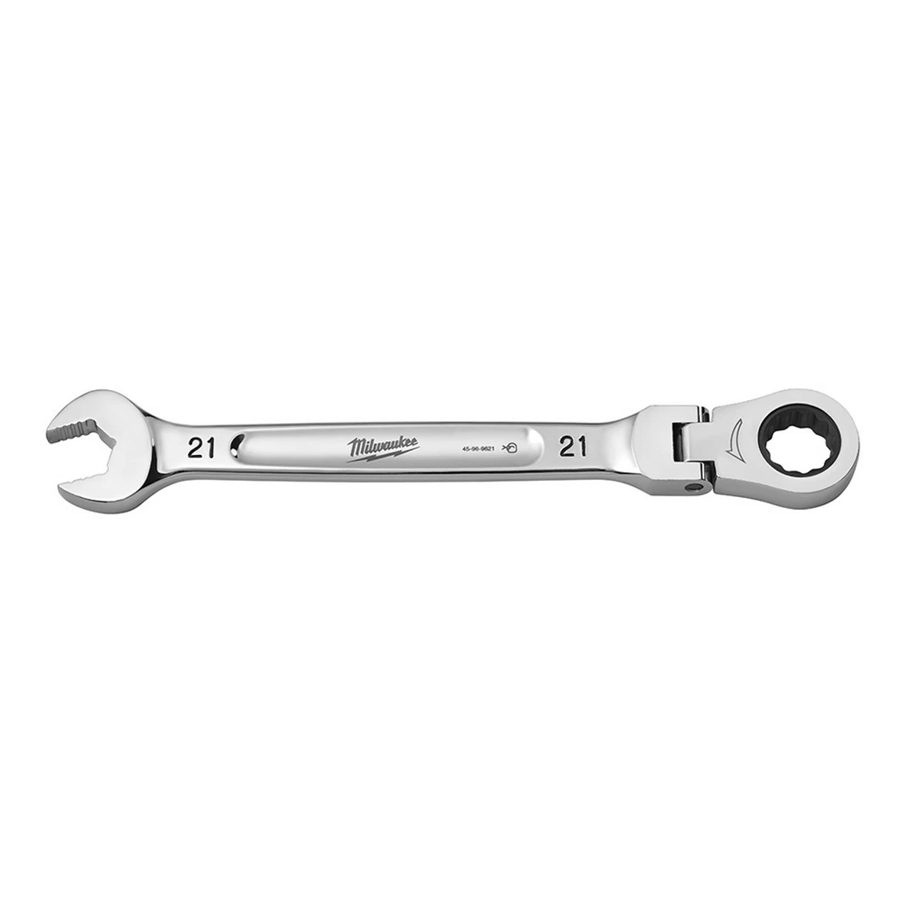Milwaukee 45-96-9621 21mm Flex Head Ratcheting Wrench 3 Milwaukee 45-96-9621 21mm Flex Head Ratcheting Wrench