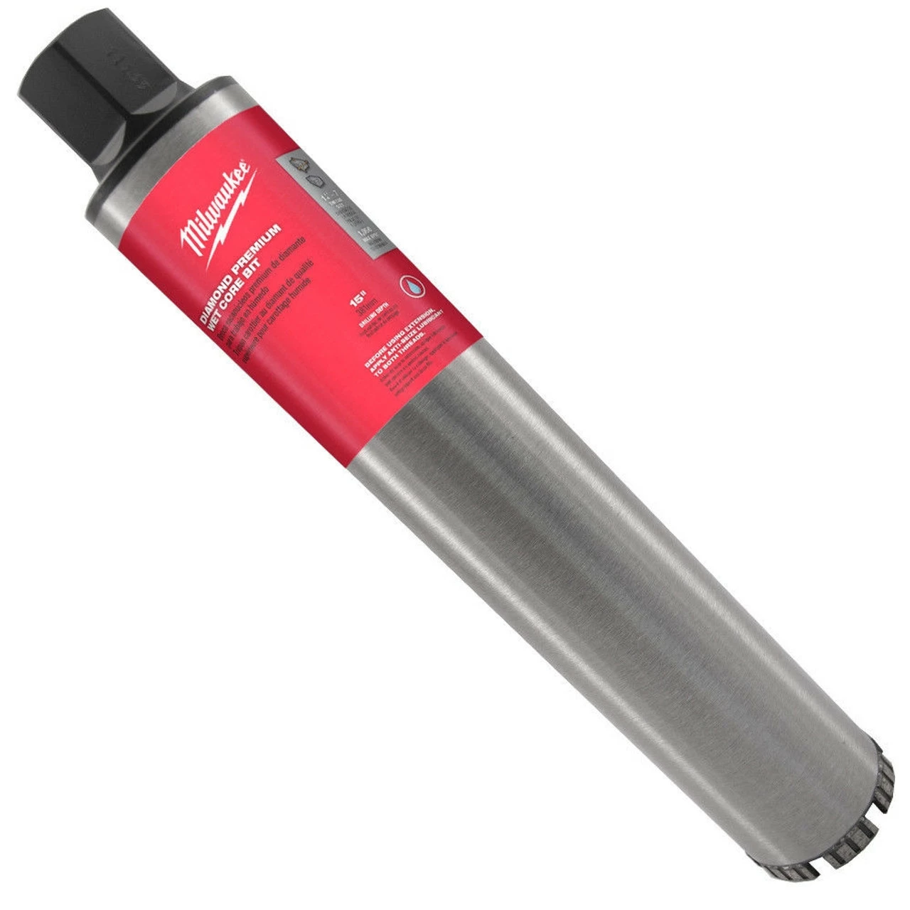 Milwaukee 48-17-3042 4-1/4 In. Diamond Premium Wet Core Bit 3 Milwaukee 48-17-3042 4-1/4 In. Diamond Premium Wet Core Bit