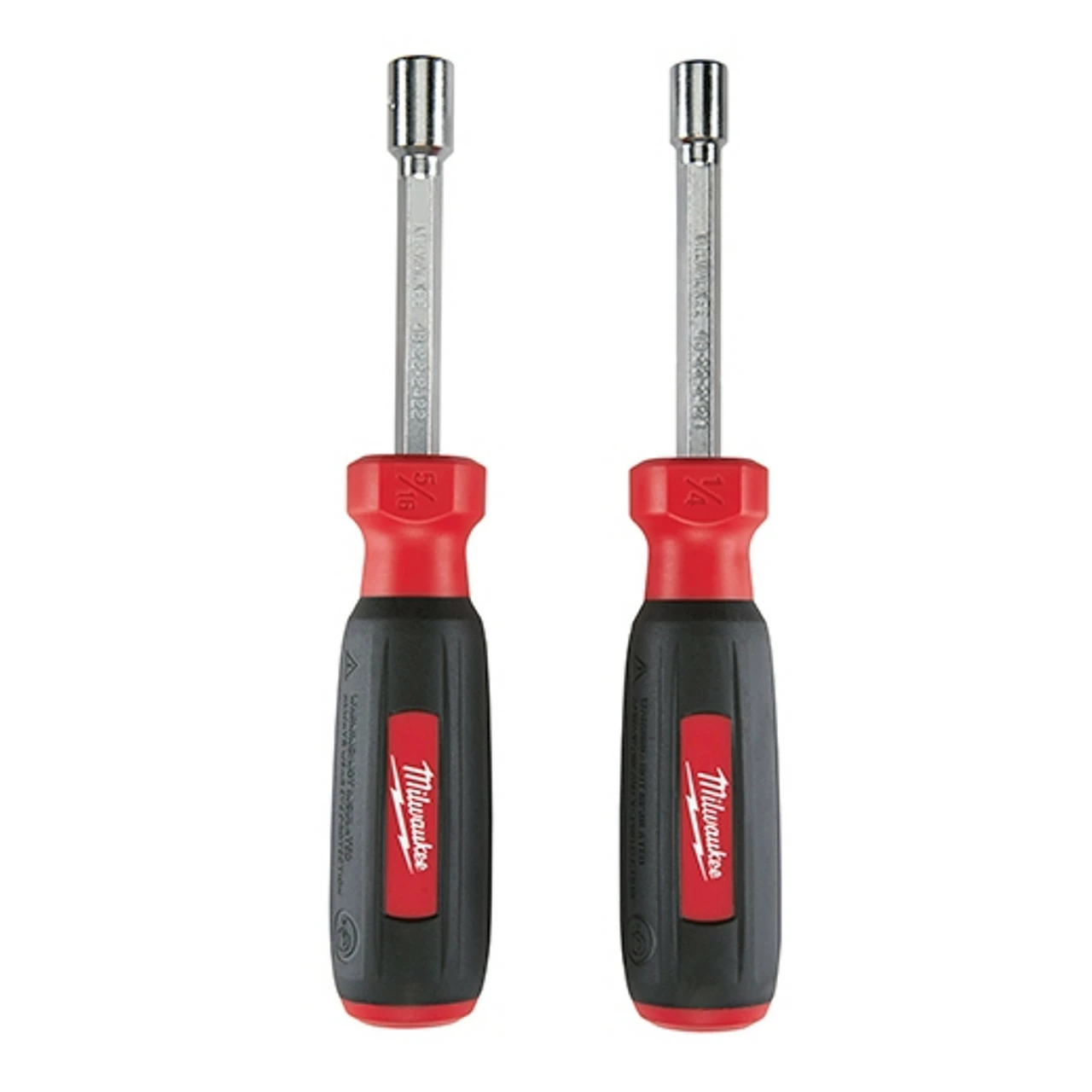 Milwaukee 48-22-2402 2PC SAE Hollow Shaft Nut Driver Set 3 Milwaukee 48-22-2402 2PC SAE Hollow Shaft Nut Driver Set