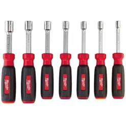 Milwaukee 48-22-2507 7 PC Magnetic HollowCore SAE Nut Driver Set