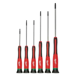 Milwaukee 48-22-2610 6 PC TORX Precision Screwdriver Set W/ Case