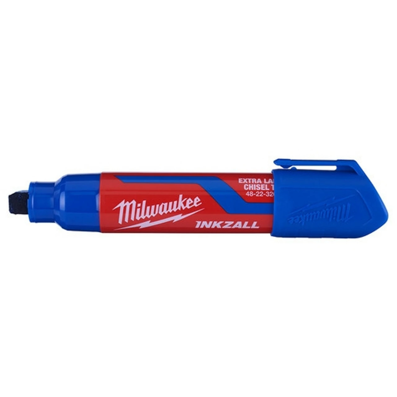 Milwaukee 48-22-3267 INKZALL Extra Large Chisel Tip Blue Marker 3 Milwaukee 48-22-3267 INKZALL Extra Large Chisel Tip Blue Marker