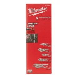Milwaukee 48-22-3695 5 Pc TORQUE LOCK Pliers Kit -GREATLAKESPOWERTOOLS Sales 48 22 3695 3 18125.1581704354