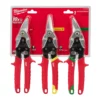 Milwaukee 48-22-4533 3 PC Aviation Snip Set -GREATLAKESPOWERTOOLS Sales 48 22 4533 2 21659.1581704311
