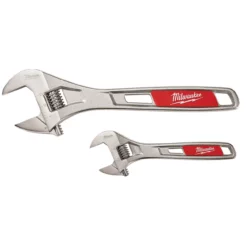 Milwaukee 48-22-7400 2 PC. Adjustable Wrench Set 6 In. & 10 In.