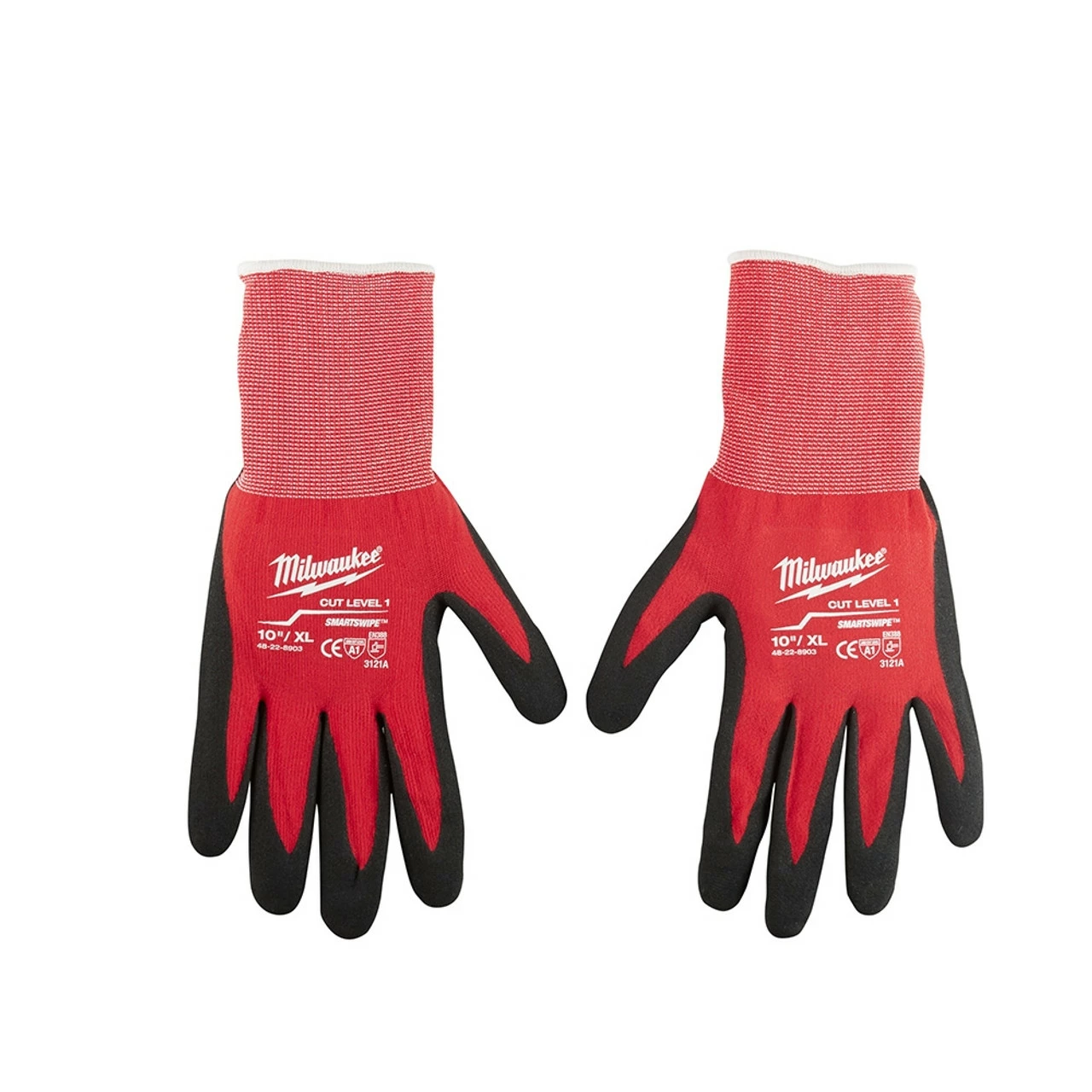 Milwaukee 48-22-8903 Cut Level 1 Dipped Gloves XL 3 Milwaukee 48-22-8903 Cut Level 1 Dipped Gloves XL