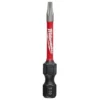 Milwaukee 48-32-4182 SHOCKWAVE 2 In. Power Bit TORX T10 (25 PK) -GREATLAKESPOWERTOOLS Sales 48 32 4182 15052.1702567679