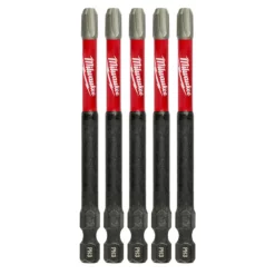 Milwaukee 48-32-4566 #3 Phillips Impact 3-1/2 Power Bits 5 Pk