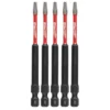 Milwaukee 48-32-4575 SHOCKWAVE 3-1/2 Impact SQ #1 Bit 5 Pk -GREATLAKESPOWERTOOLS Sales 48 32 4575 99391.1661265134