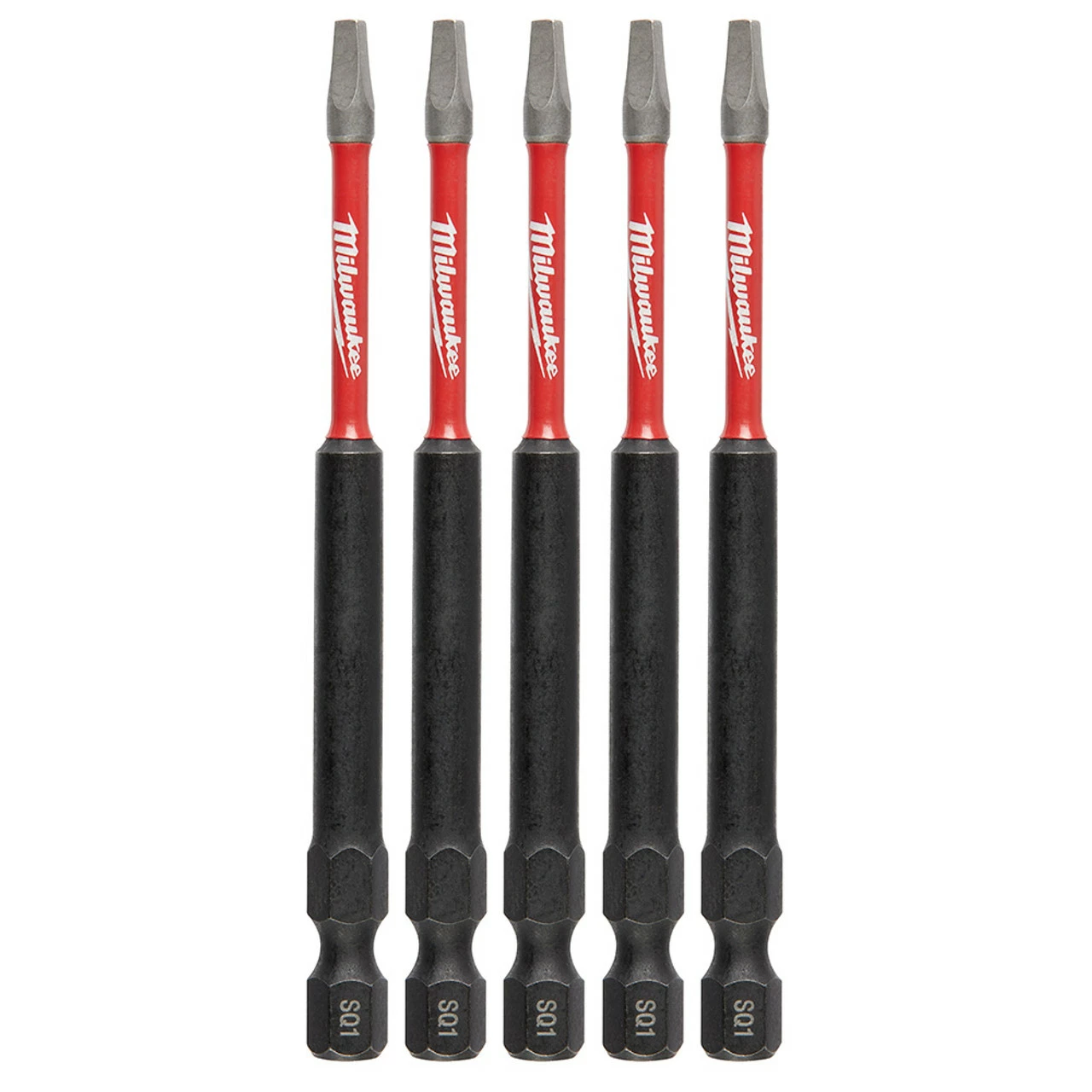 Milwaukee 48-32-4575 SHOCKWAVE 3-1/2 Impact SQ #1 Bit 5 Pk 3 Milwaukee 48-32-4575 SHOCKWAVE 3-1/2 Impact SQ #1 Bit 5 Pk