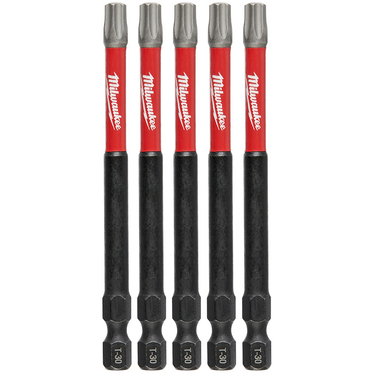Milwaukee 48-32-4580 SHOCKWAVE 3-1/2 Impact T30 Bit 5 Pk 3 Milwaukee 48-32-4580 SHOCKWAVE 3-1/2 Impact T30 Bit 5 Pk