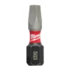Milwaukee 48-32-4723 SHOCKWAVE Insert Bit Square Recess #3 (25 PK) -GREATLAKESPOWERTOOLS Sales 48 32 4723 90191.1703271759