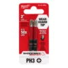 Milwaukee 48-32-4963 SHOCKWAVE Impact Duty 2 In. PH3 2PK -GREATLAKESPOWERTOOLS Sales 48 32 4963 82549.1661261747