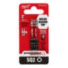 Milwaukee 48-32-4972 SHOCKWAVE Impact Duty 2 In. SQ2 2PK -GREATLAKESPOWERTOOLS Sales 48 32 4972 90046.1661261946