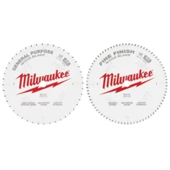 Milwaukee 48-40-1232 12 In. 44T + 80T Two Pack Circular Saw Blade