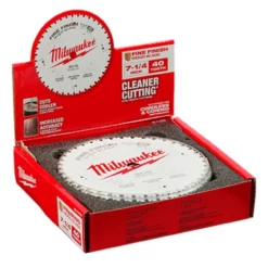 Milwaukee 48-41-0726 7-1/4 In 40T Fine Finish Circular Saw Blades 10pk