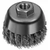 Milwaukee 48-52-1350 4 In. Knot Wire Cup Brush - Carbon Steel 2 Milwaukee 48-52-1350 4 In. Knot Wire Cup Brush - Carbon Steel -GREATLAKESPOWERTOOLS Sales 48 52 1350 2 05397.1581704268