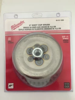 Milwaukee 48-52-1650 Knotted Cup Brush 6 In.