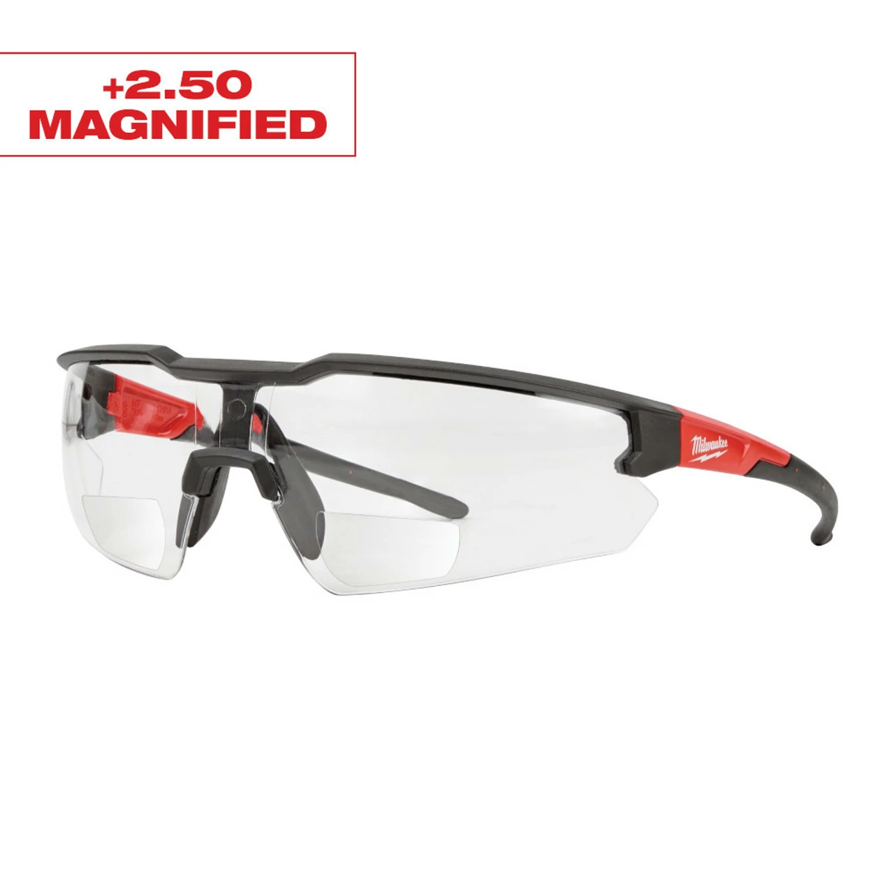 Milwaukee 48-73-2207 Safety Glasses +2.50 Magnified 4 Milwaukee 48-73-2207 Safety Glasses +2.50 Magnified - Image 2