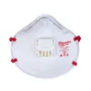 Milwaukee 48-73-4011 1pk N95 Valved Respirator -GREATLAKESPOWERTOOLS Sales 48 73 4011 37104.1660063629