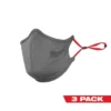 Milwaukee 48-73-4231 3 PK Gray 2-Layer Face Mask -GREATLAKESPOWERTOOLS Sales 48 73 4231 70057.1660061432