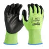 Milwaukee 48-73-8924 High-Visibility Cut Level 2 Polyurethane Dipped Gloves XXL -GREATLAKESPOWERTOOLS Sales 48 73 8924 33634.1595609692