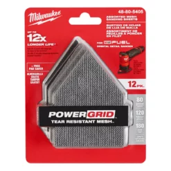 Milwaukee 48-80-5405 Assorted Grit Mesh Sanding Sheets