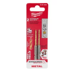 Milwaukee 48-89-4806 Metric SHOCKWAVE Titanium RED HELIX 3.2 MM