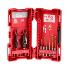 Milwaukee 48-89-9252 8Pc Twist And Sw Step Set