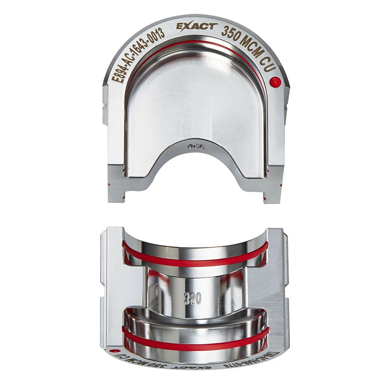 Milwaukee 49-12-U350C EXACT 350 MCM Copper 12T U-Style Die 3 Milwaukee 49-12-U350C EXACT 350 MCM Copper 12T U-Style Die