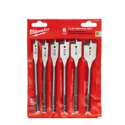 Milwaukee 49-22-0071 6 Pc Flat Boring Bit Kit