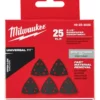 Milwaukee 49-25-2025 OPEN-LOK 3-1/2 In. Triangle Sandpaper Variety Pack 25 Pc -GREATLAKESPOWERTOOLS Sales 49 25 2025 10798.1604686201