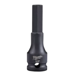 Milwaukee 49-66-5152 Shockwave Linemans 3/8 In. Drive 3/8 In. Hex Bit Socket