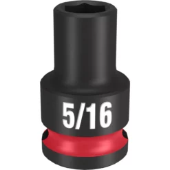 Milwaukee 49-66-6102 SHOCKWAVE Impact Duty 3/8 Drive 5/16 Standard 6 Point Socket