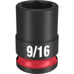 Milwaukee 49-66-6107 SHOCKWAVE Impact Duty 3/8 Drive 9/16 Standard 6 Point Socket