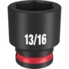 Milwaukee 49-66-6111 SHOCKWAVE Impact Duty 3/8 Drive 13/16 Standard 6 Point Socket -GREATLAKESPOWERTOOLS Sales 49 66 6111 06983.1635529452