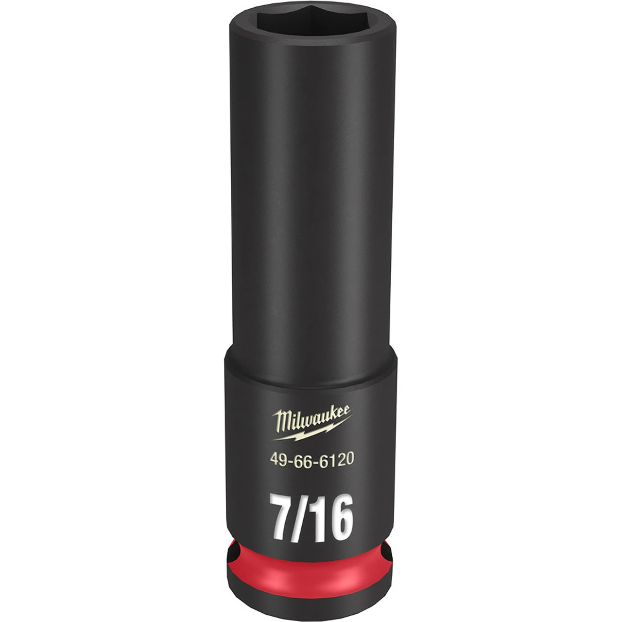 Milwaukee 49-66-6120 SHOCKWAVE Impact Duty 3/8 Drive 7/16 In. Deep 6 Point Socket 3 Milwaukee 49-66-6120 SHOCKWAVE Impact Duty 3/8 Drive 7/16 In. Deep 6 Point Socket