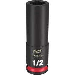 Milwaukee 49-66-6121 SHOCKWAVE Impact Duty 3/8 Drive 1/2 In. Deep 6 Point Socket