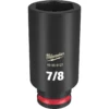 Milwaukee 49-66-6127 SHOCKWAVE Impact Duty 3/8 Drive 7/8 In. Deep 6 Point Socket -GREATLAKESPOWERTOOLS Sales 49 66 6127 97234.1647956491