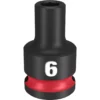 Milwaukee 49-66-6130 SHOCKWAVE Impact Duty 3/8 Drive 6mm Standard 6 Point Socket -GREATLAKESPOWERTOOLS Sales 49 66 6130 70029.1647957732