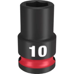 Milwaukee 49-66-6134 SHOCKWAVE Impact Duty 3/8 Drive 10mm Standard 6 Point Socket