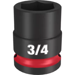 Milwaukee 49-66-6206 SHOCKWAVE Impact Duty 1/2 Drive 3/4 Standard 6 Point Socket