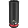 Milwaukee 49-66-6227 SHOCKWAVE Impact Duty 1/2 Drive 13/16 Deep 6 Point Socket -GREATLAKESPOWERTOOLS Sales 49 66 6227 02684.1648485709