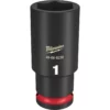 Milwaukee 49-66-6230 SHOCKWAVE Impact Duty 1/2 Drive 1 In. Deep 6 Point Socket -GREATLAKESPOWERTOOLS Sales 49 66 6230 18364.1648488344