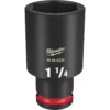 Milwaukee 49-66-6234 SHOCKWAVE Impact Duty 1/2 Drive 1-1/4 Deep 6 Point Socket -GREATLAKESPOWERTOOLS Sales 49 66 6234 73726.1648490172