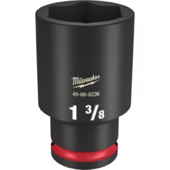 Milwaukee 49-66-6236 SHOCKWAVE Impact Duty 1/2 Drive 1-3/8 Deep 6 Point Socket