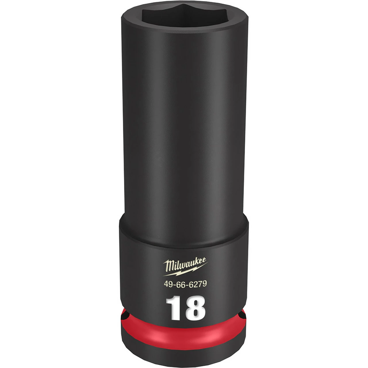 Milwaukee 49-66-6279 SHOCKWAVE Impact Duty 1/2 Drive 18MM Deep 6 Point Socket 3 Milwaukee 49-66-6279 SHOCKWAVE Impact Duty 1/2 Drive 18MM Deep 6 Point Socket
